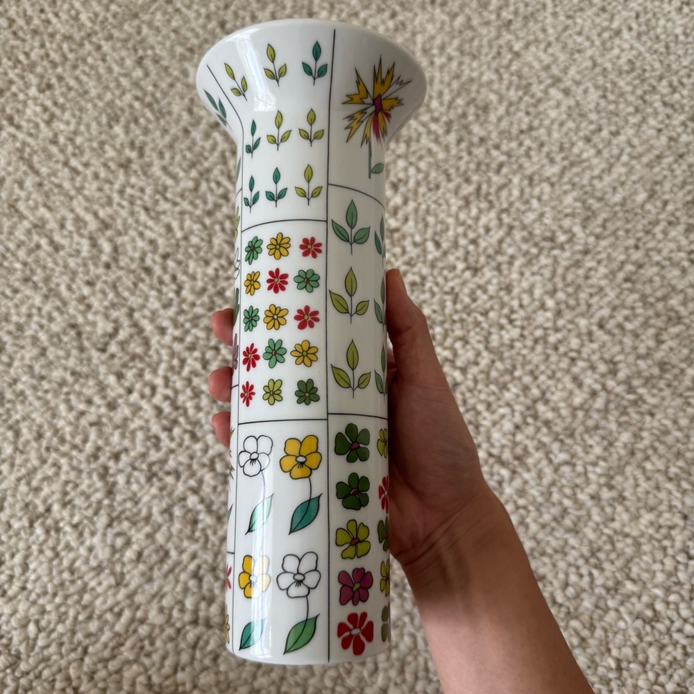 Vintage 60s Rosenthal Studio‑Line Emilio Pucci Piemonte Floral Flower Vase - Picture 3 of 9